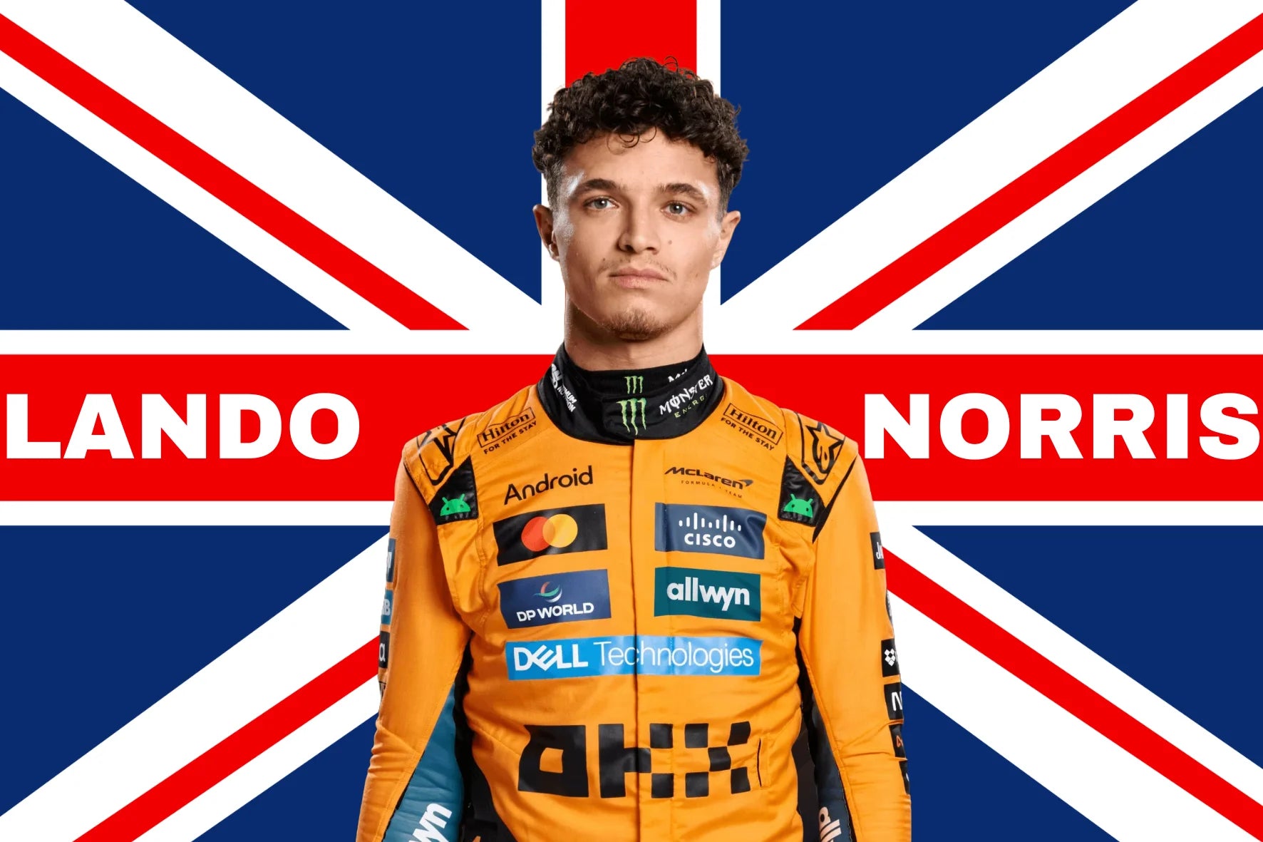 Personalised Lando Norris Flag - Fully Customisable