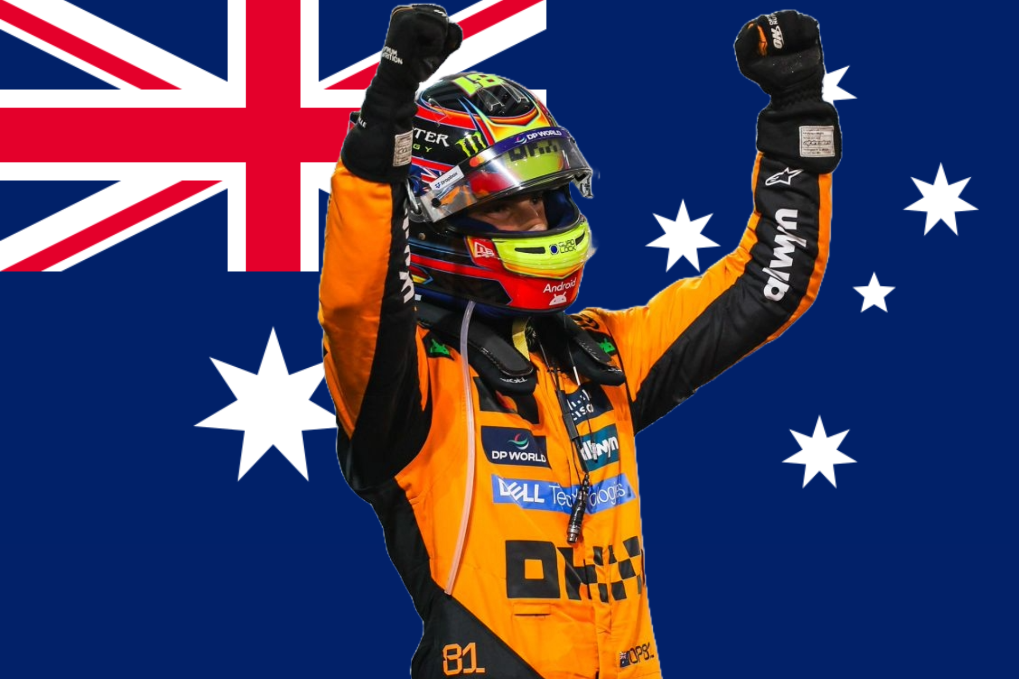 Personalised Oscar Piastri Flag - Fully Customisable