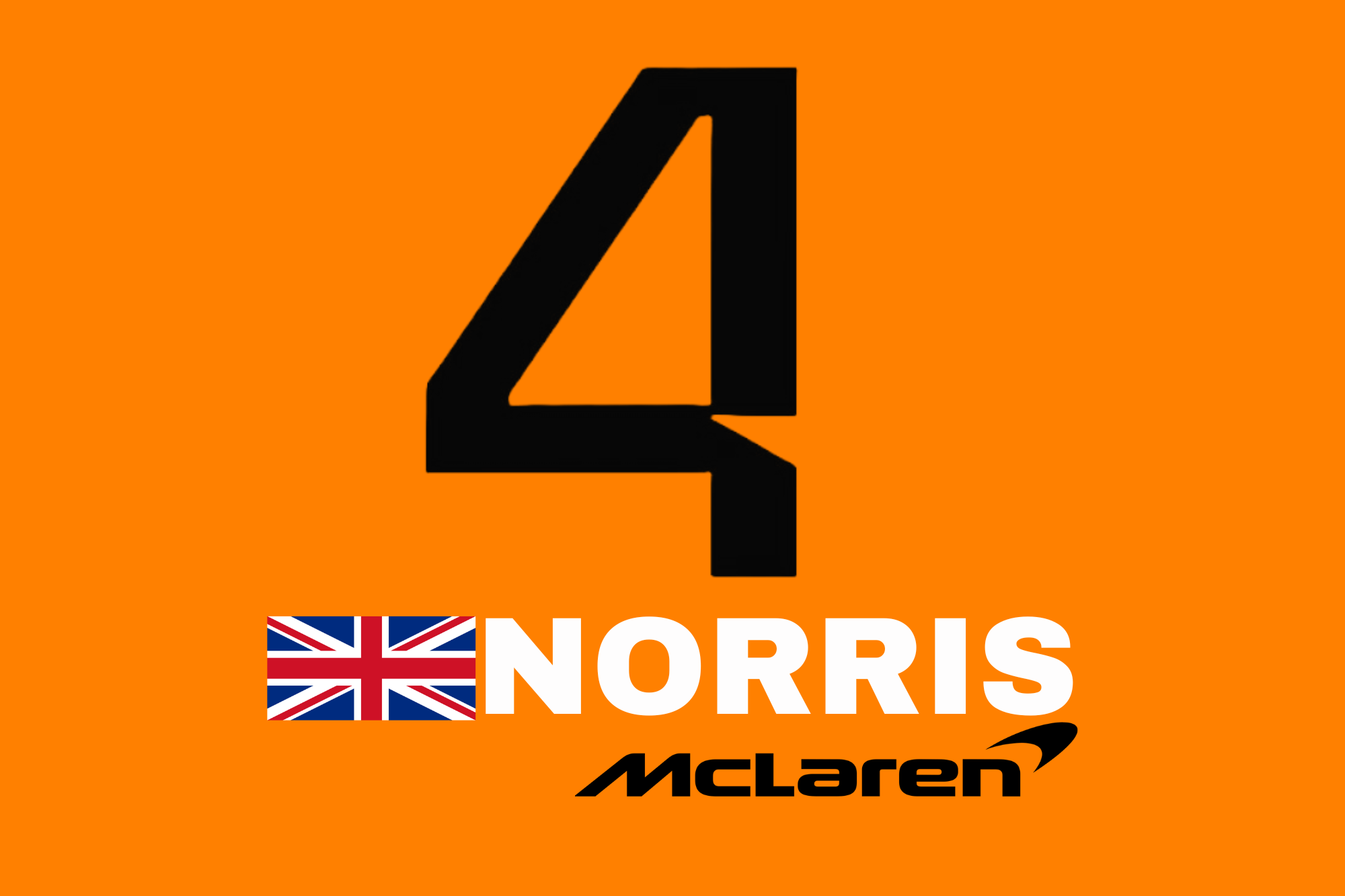 Personalised Lando Norris Flag - Fully Customisable