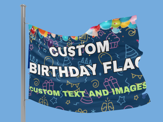 Custom Birthday Flag
