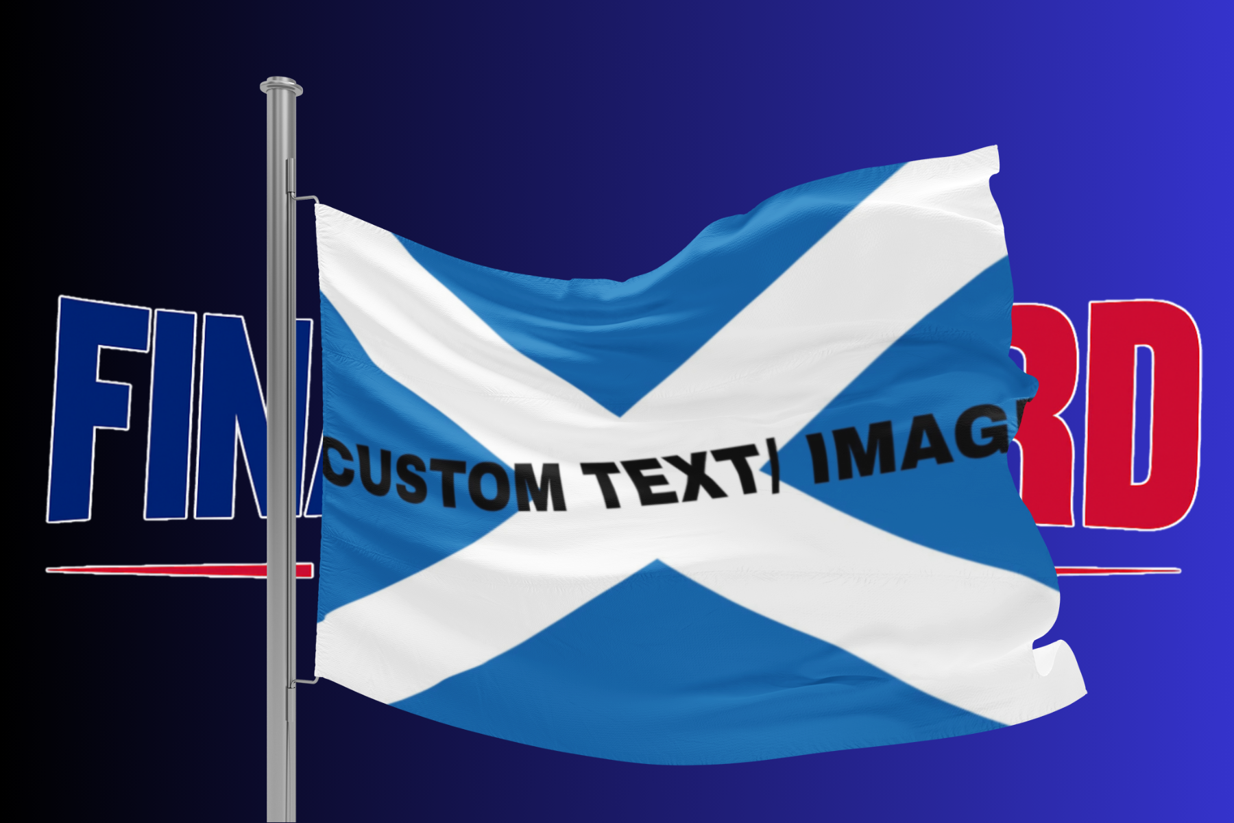 Scotland Flag - Fully Customisable