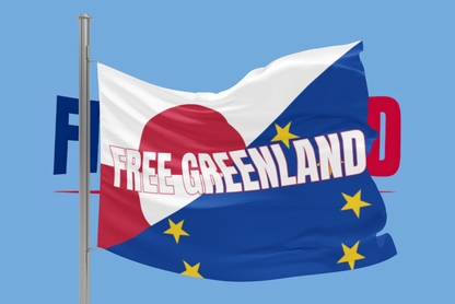 Free Greenland flag
