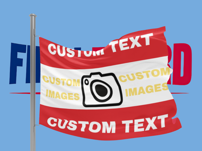 Fully customisable Brentford flag