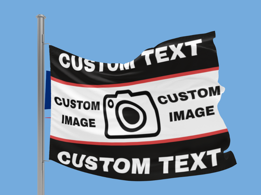 Fully customisable Fulham flag