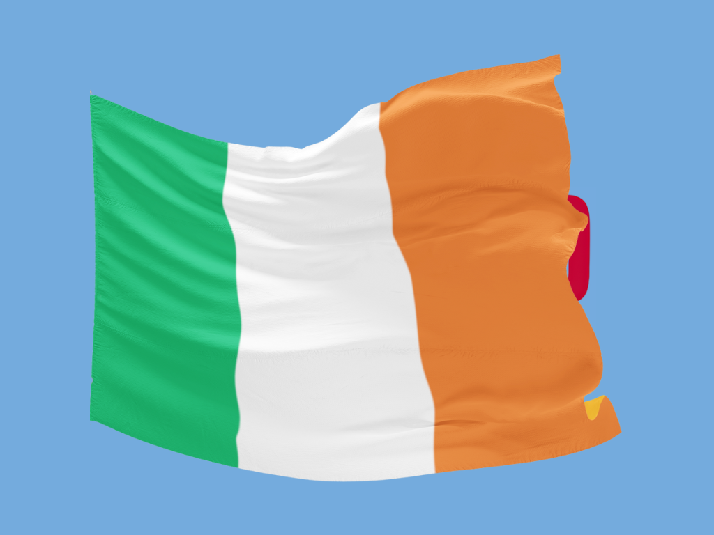 Fully customisable Ireland flag