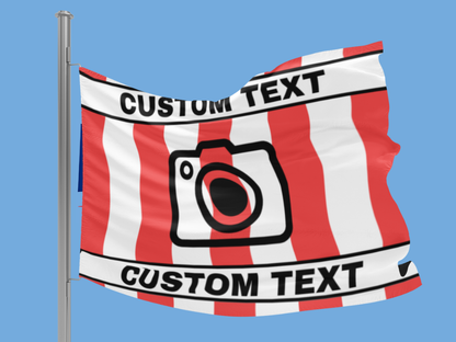 Fully customisable Sunderland flag