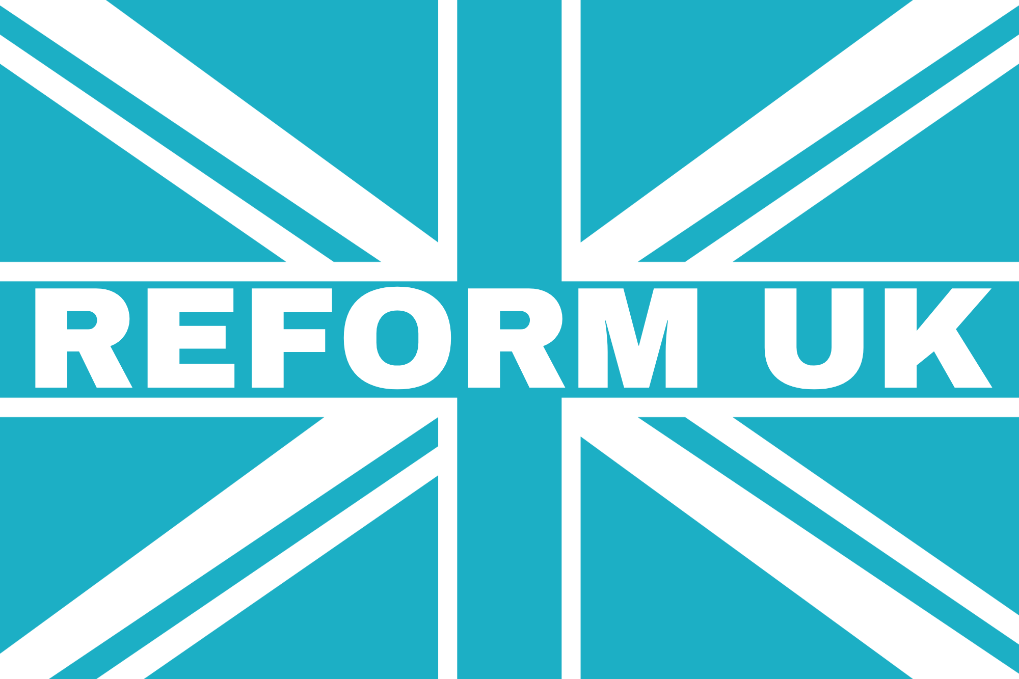 Personalised Reform UK Flag Flag - Fully Customisable