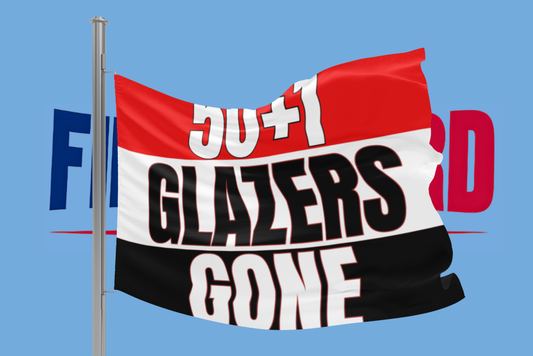 Manchester glazers out united flag