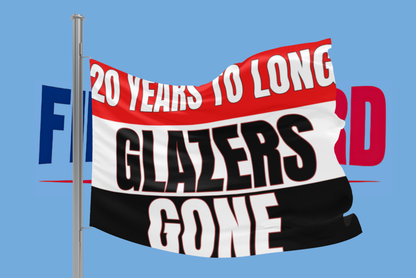 Manchester glazers united flag