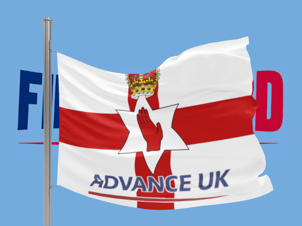 Advance UK Northern Ireland Flag - New Logo