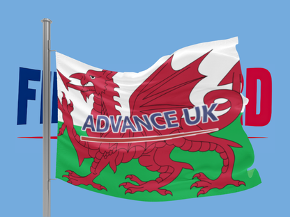 Advance UK Wales Flag - New Logo