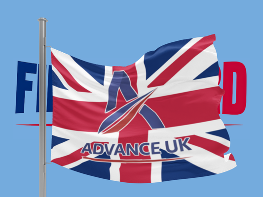 Advance UK Union Jack Flag - New Logo