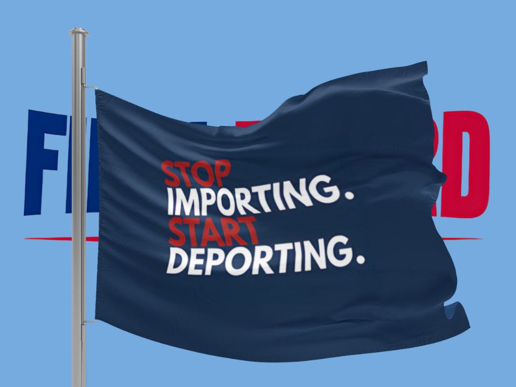 Restore Britain Deportation flag