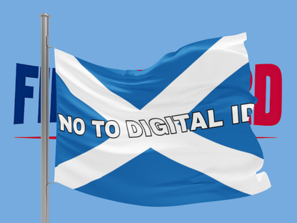Scotland No TO Digital ID flag