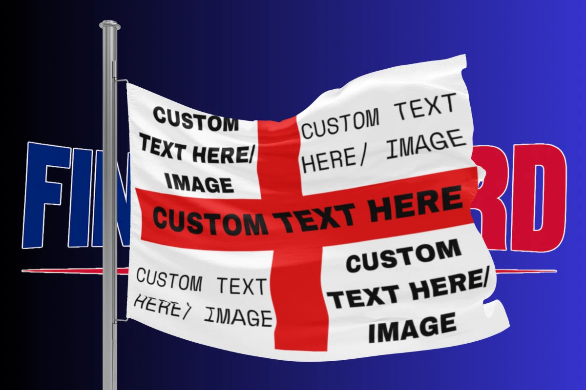 Custom Sunderland Football Flag Banner. 5FT X 3FT. Free Delivery. 4 Eyelets