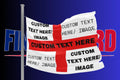 Personalised Wrexham Flag - Fully Customisable