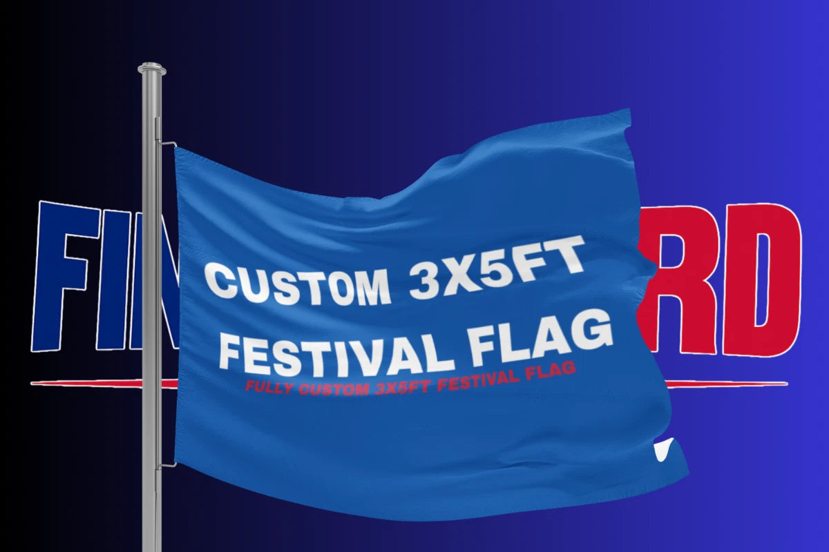 Personalised Festival Flag - Fully Customisable